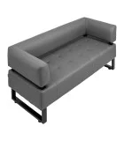 Sofa Office on a metal frame, upholstery - Fly 2233 order